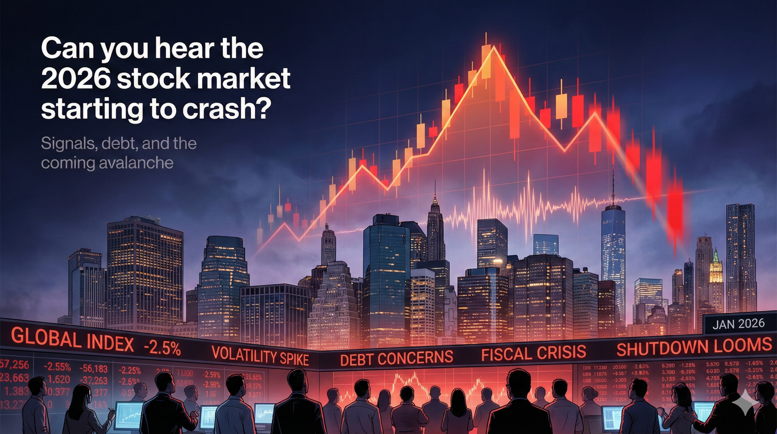 Can you hear the 2026 stock market starting to crash?