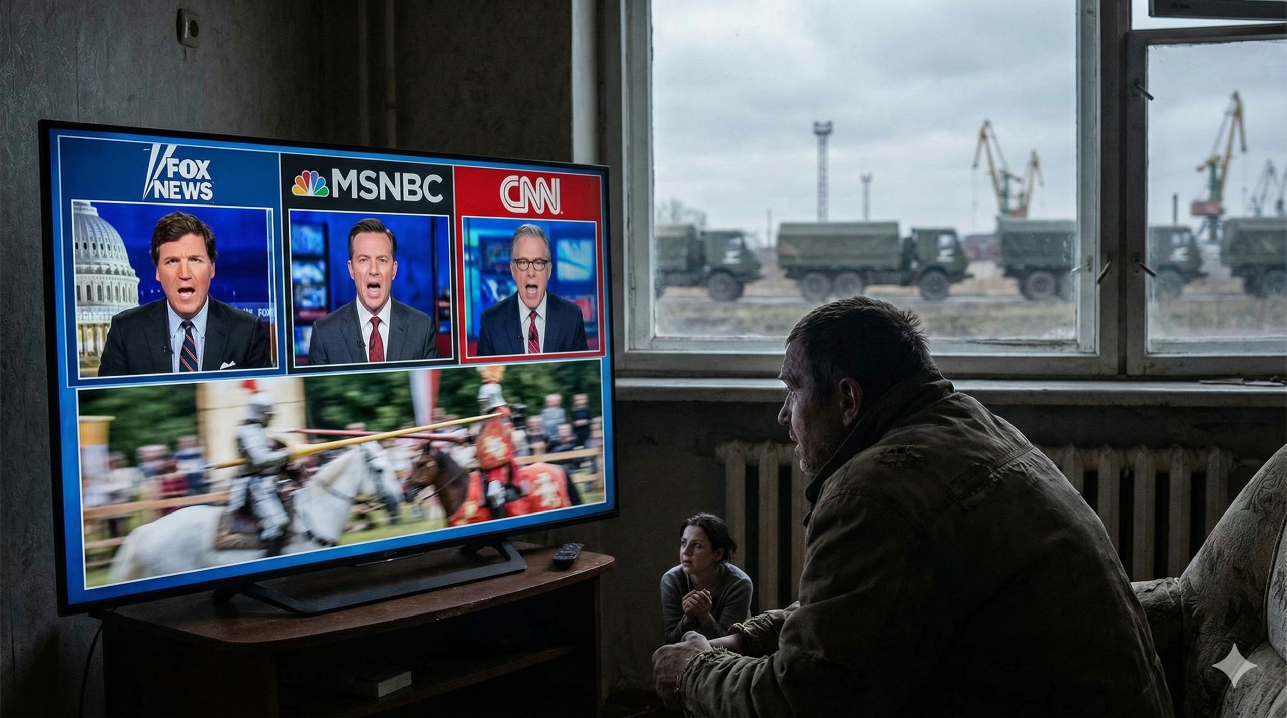 Two Networks, One Ruling Class: How Cable News Turns Democracy Into Managed Spectacle